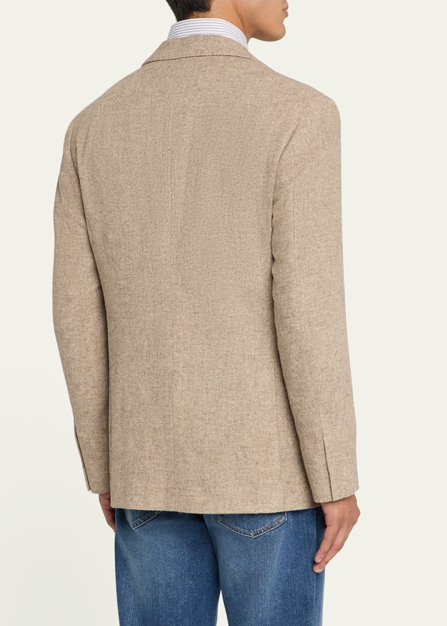 Men's Yak Wool Single-Breasted Sport Coat - 3