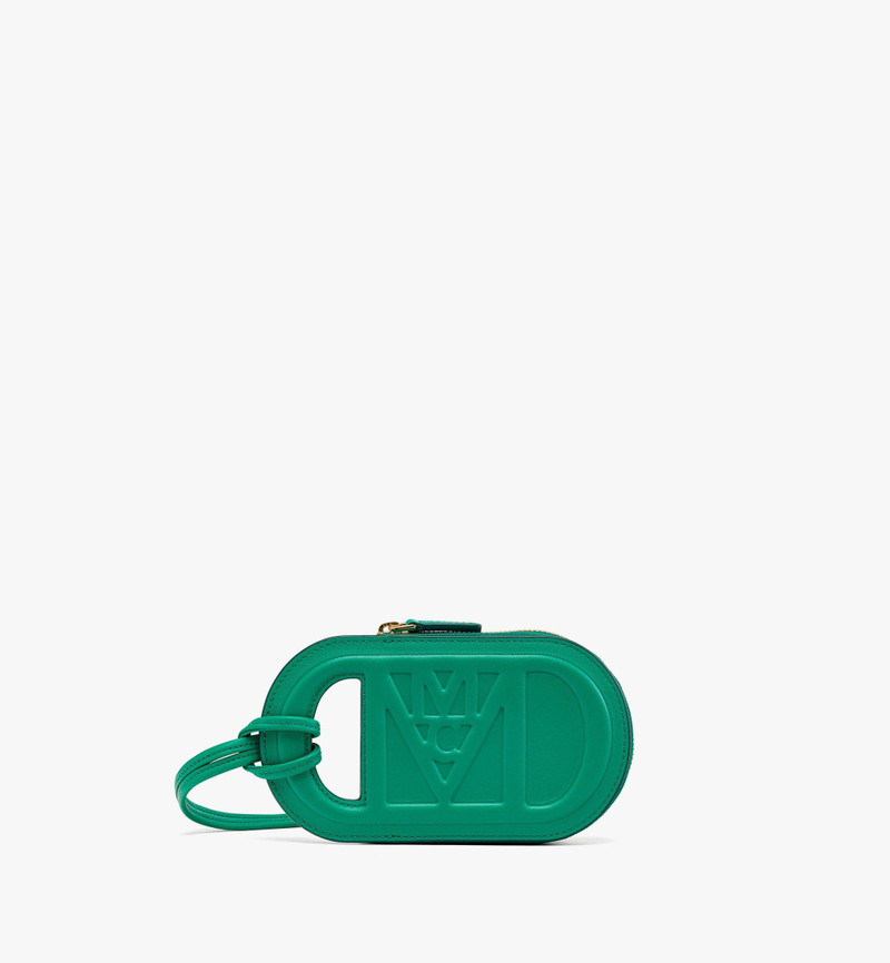 Mode Travia Logo Card Holder in Spanish Nappa Leather 1