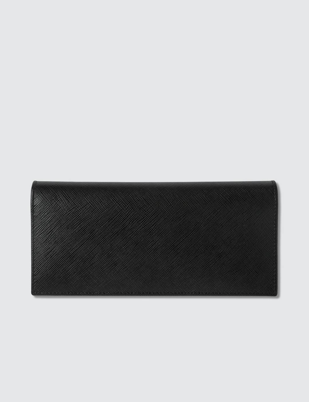 Saffiano Leather Continental Wallet - 2