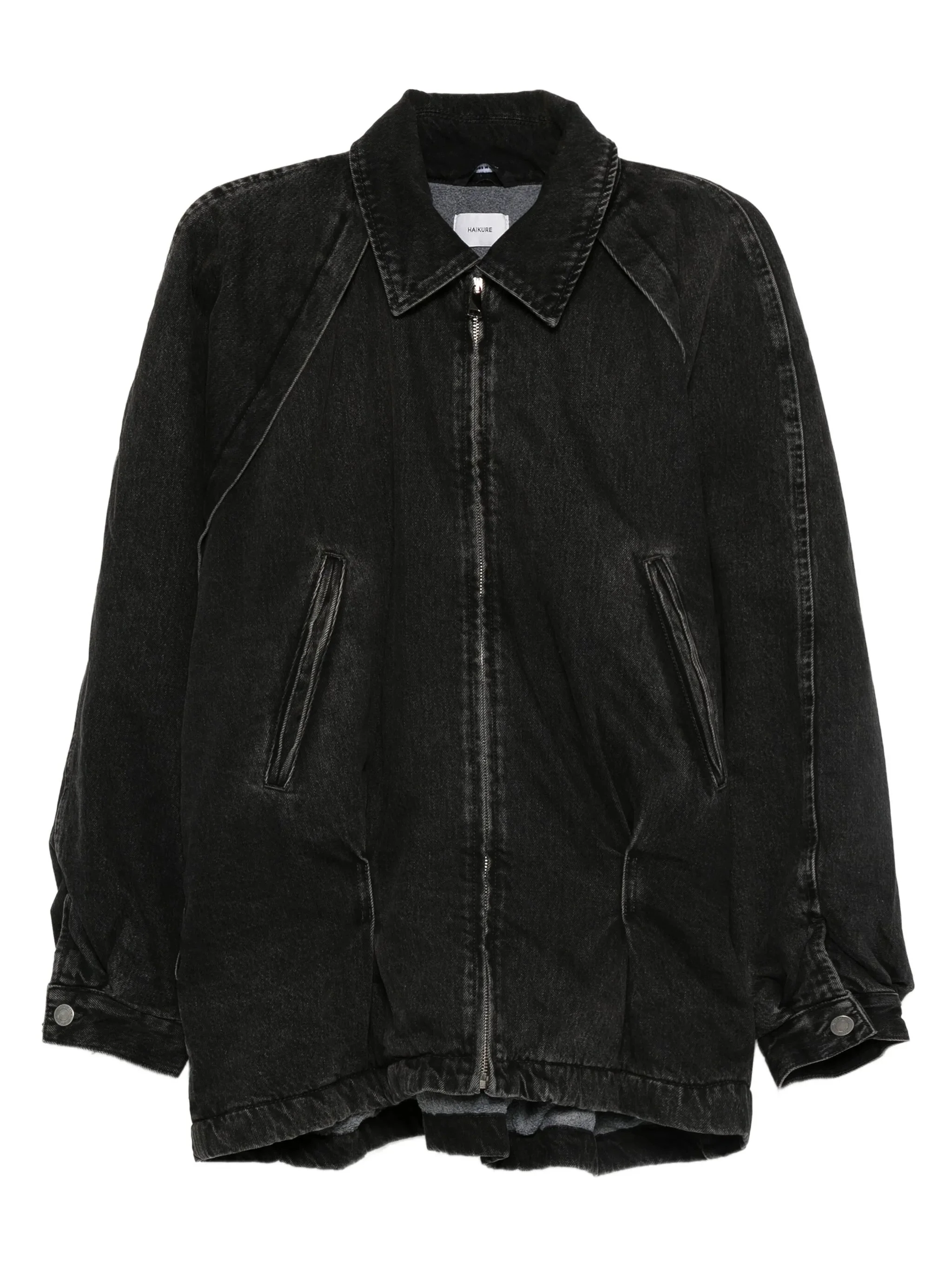 Haikure Zip-front Denim Jacket - 1