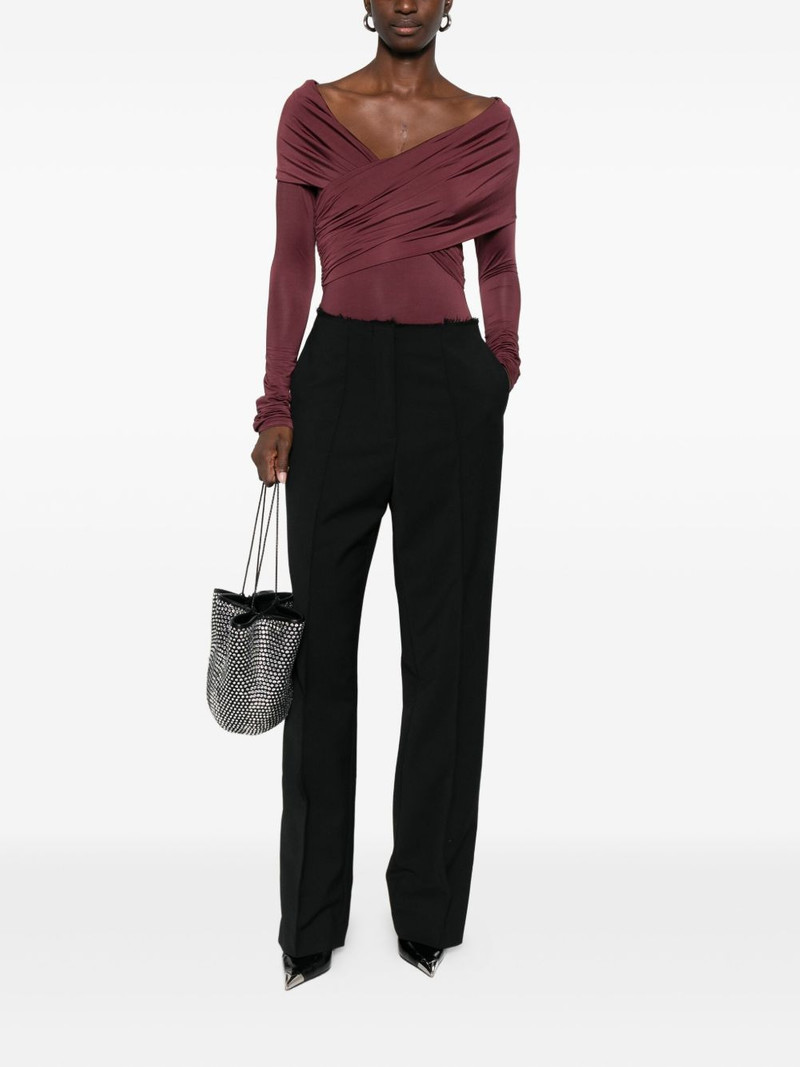 Paris Georgia Otto draped long-sleeve bodysuit outlook