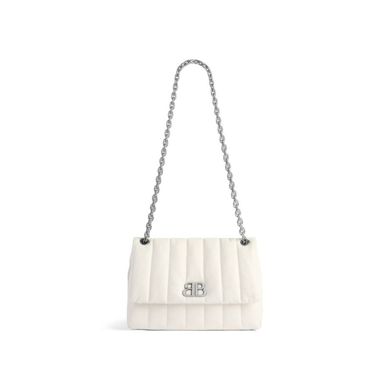 Women's Monaco Mini Bag Quilted  in White 1