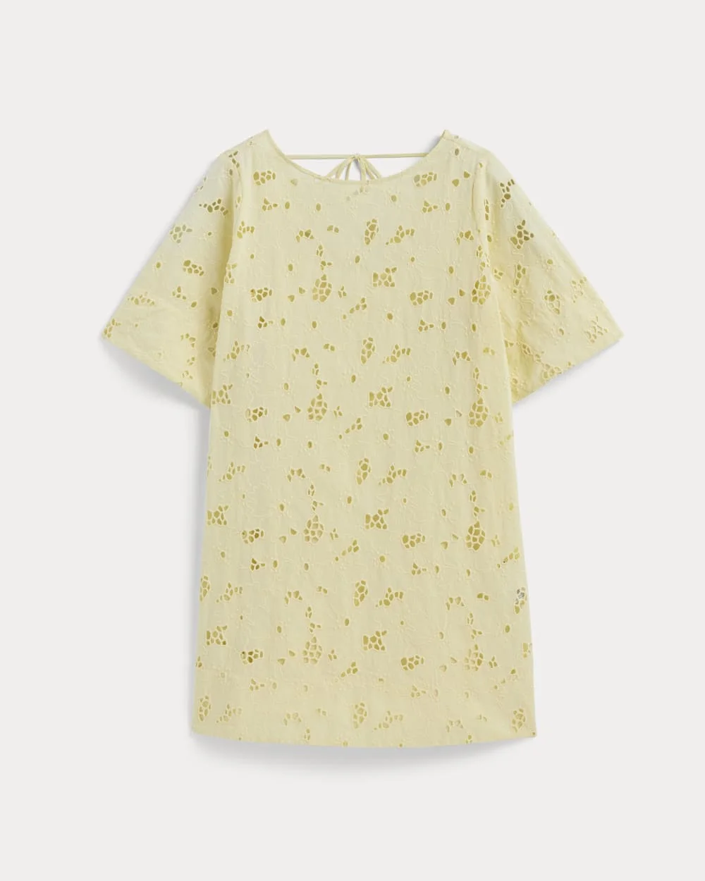 THE EYELET MINI SHIFT DRESS - 1