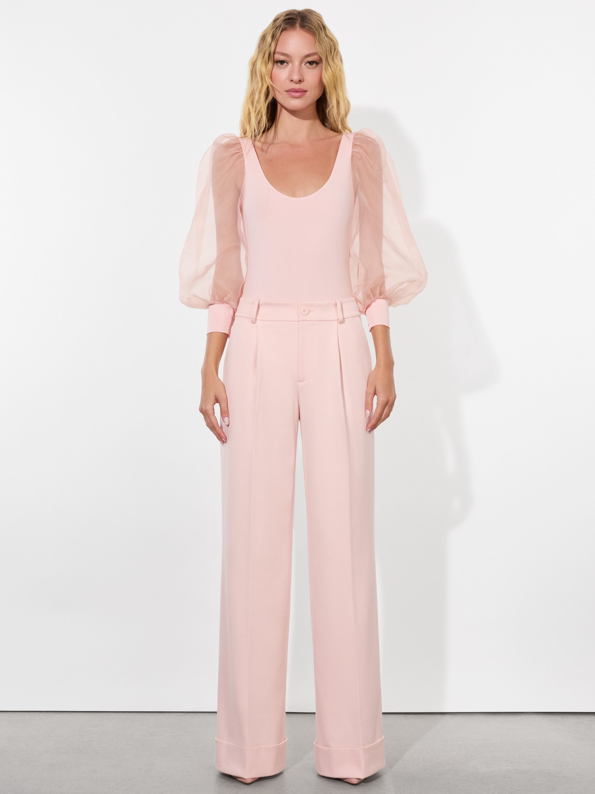 JILLIANNE SCOOP NECK PUFF SLEEVE BODYSUIT - 6