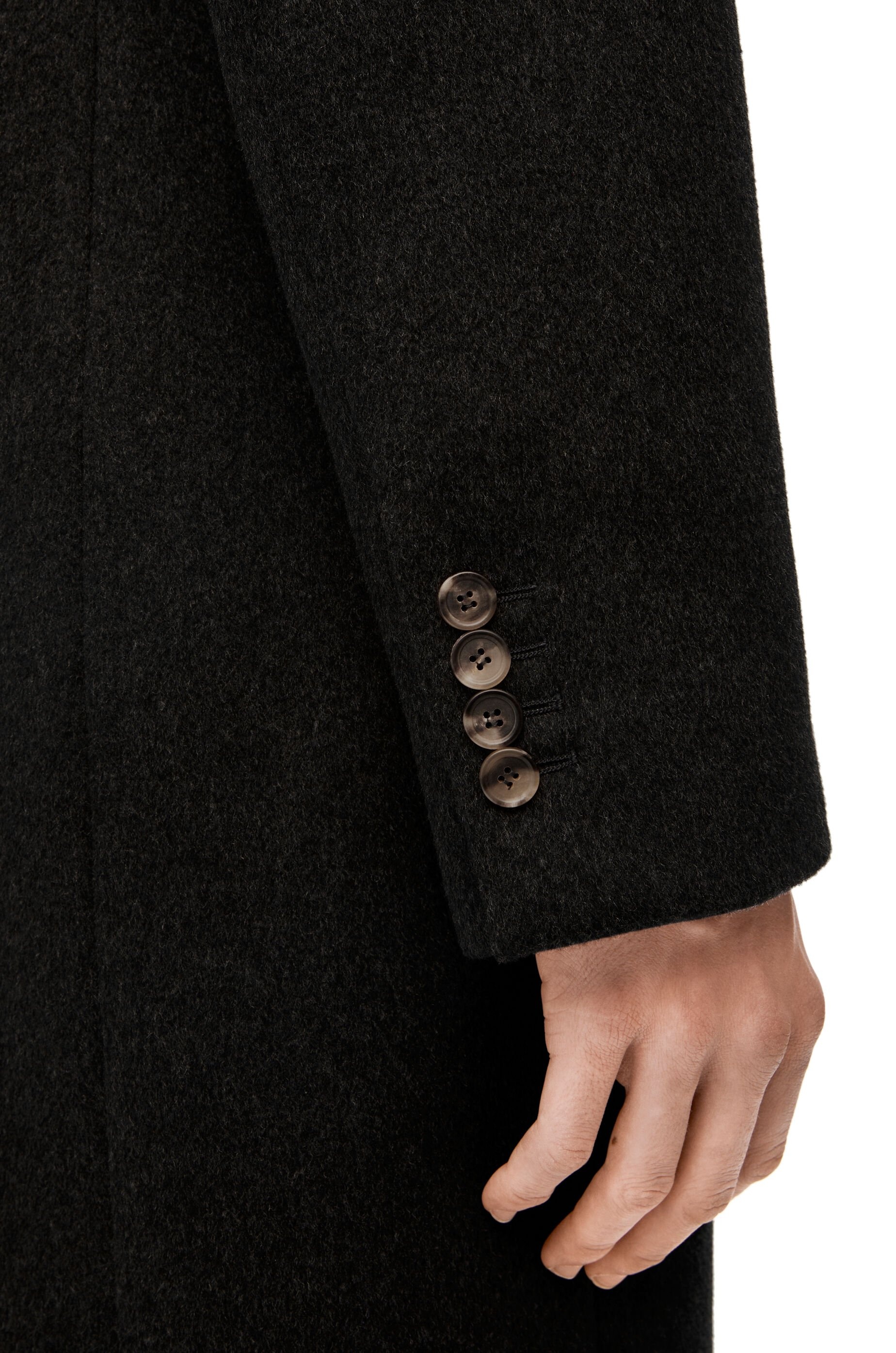 Tailored coat in wool and cashmere - 4
