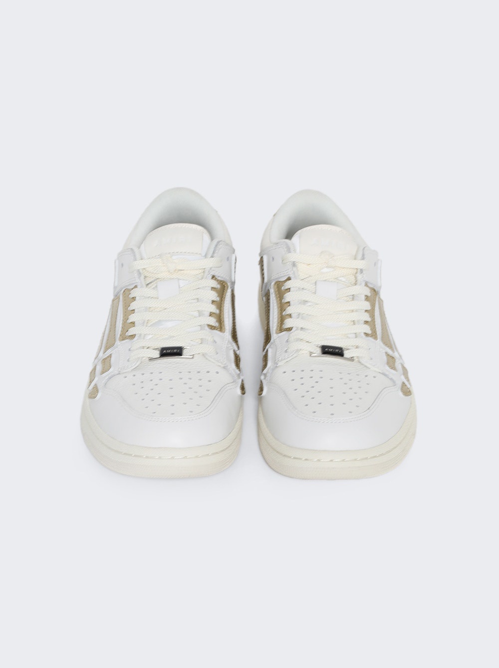 Metallic Skel Top Low Sneaker White Gold - 5