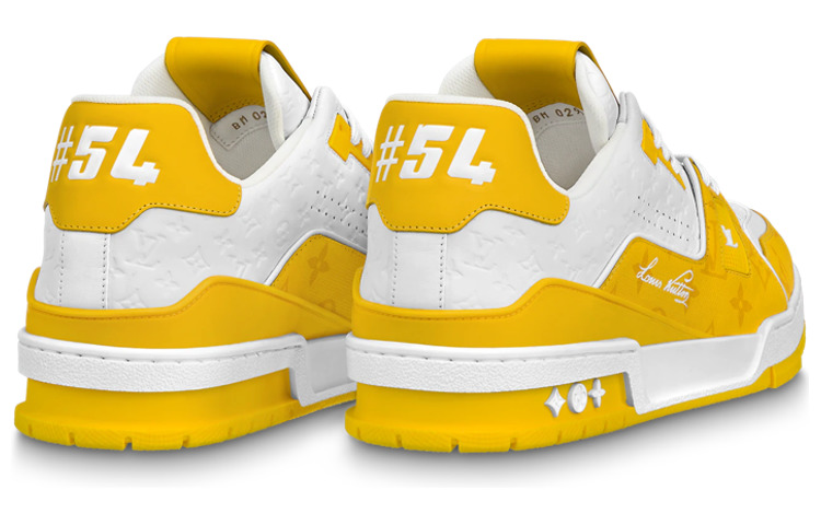 LOUIS VUITTON LV Trainers 'White Yellow' 1AANGL - 3