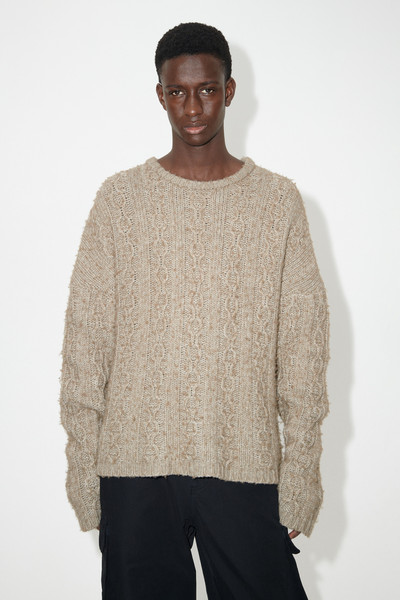 Our Legacy Popover Roundneck Peafowl Funky Chain Knit outlook