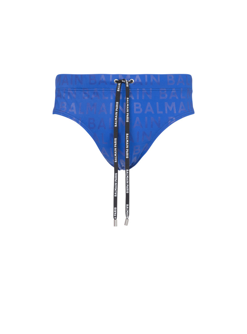 Balmain logo swimming trunks 1