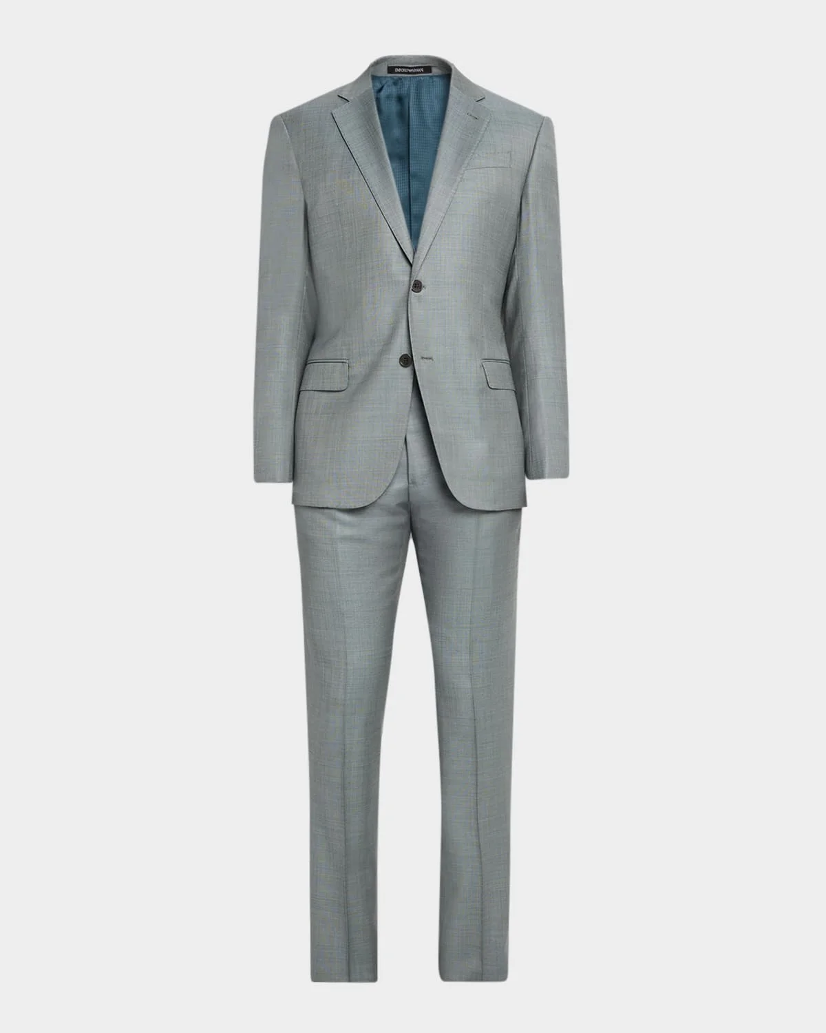 Men's G Line Wool Sharkskin Two-Piece Suit - 1