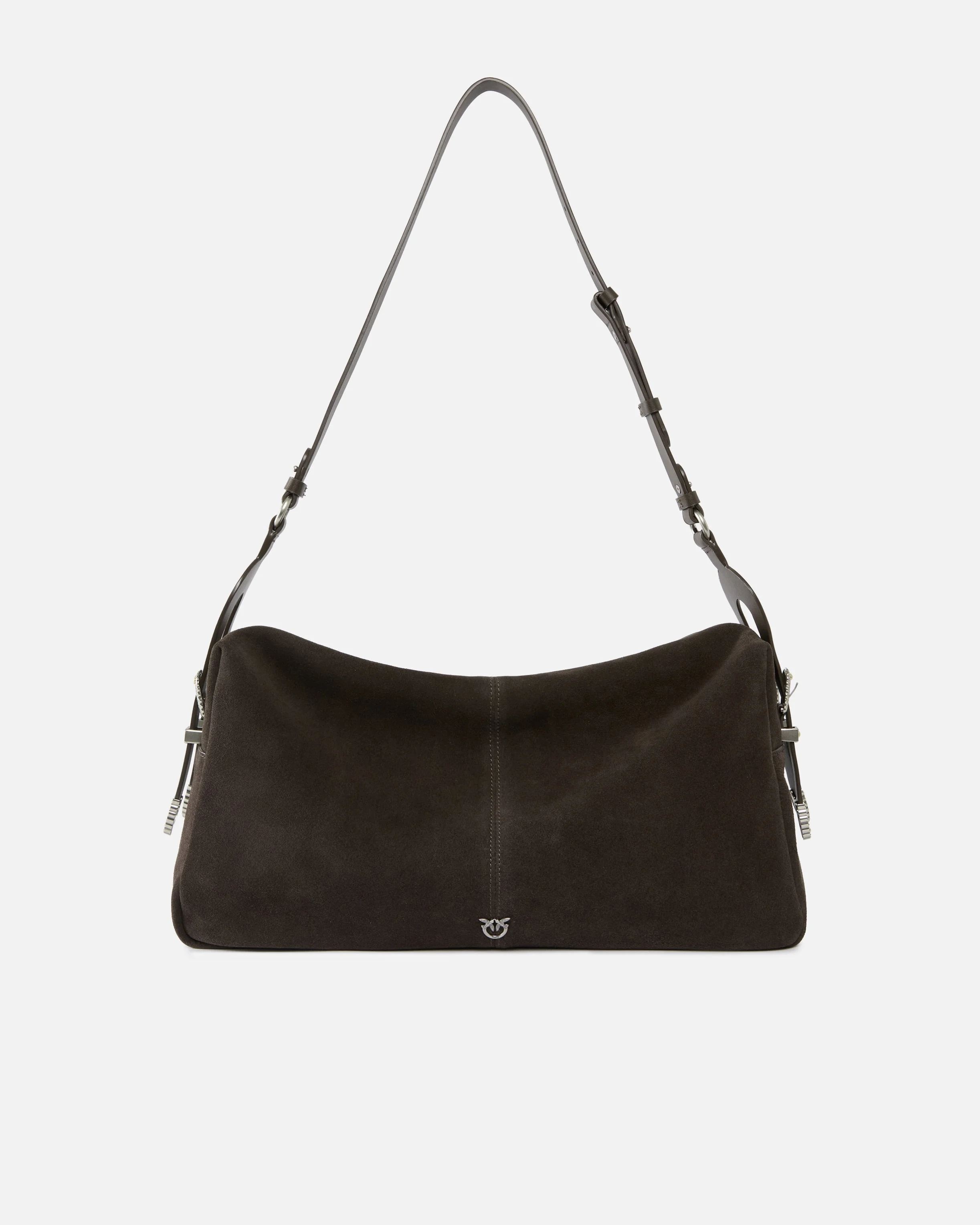 KEEPER BAG LARGE SHOULDER BAG IN SUEDE - 1
