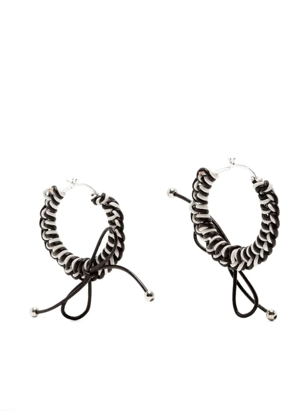 braided earrings - 1