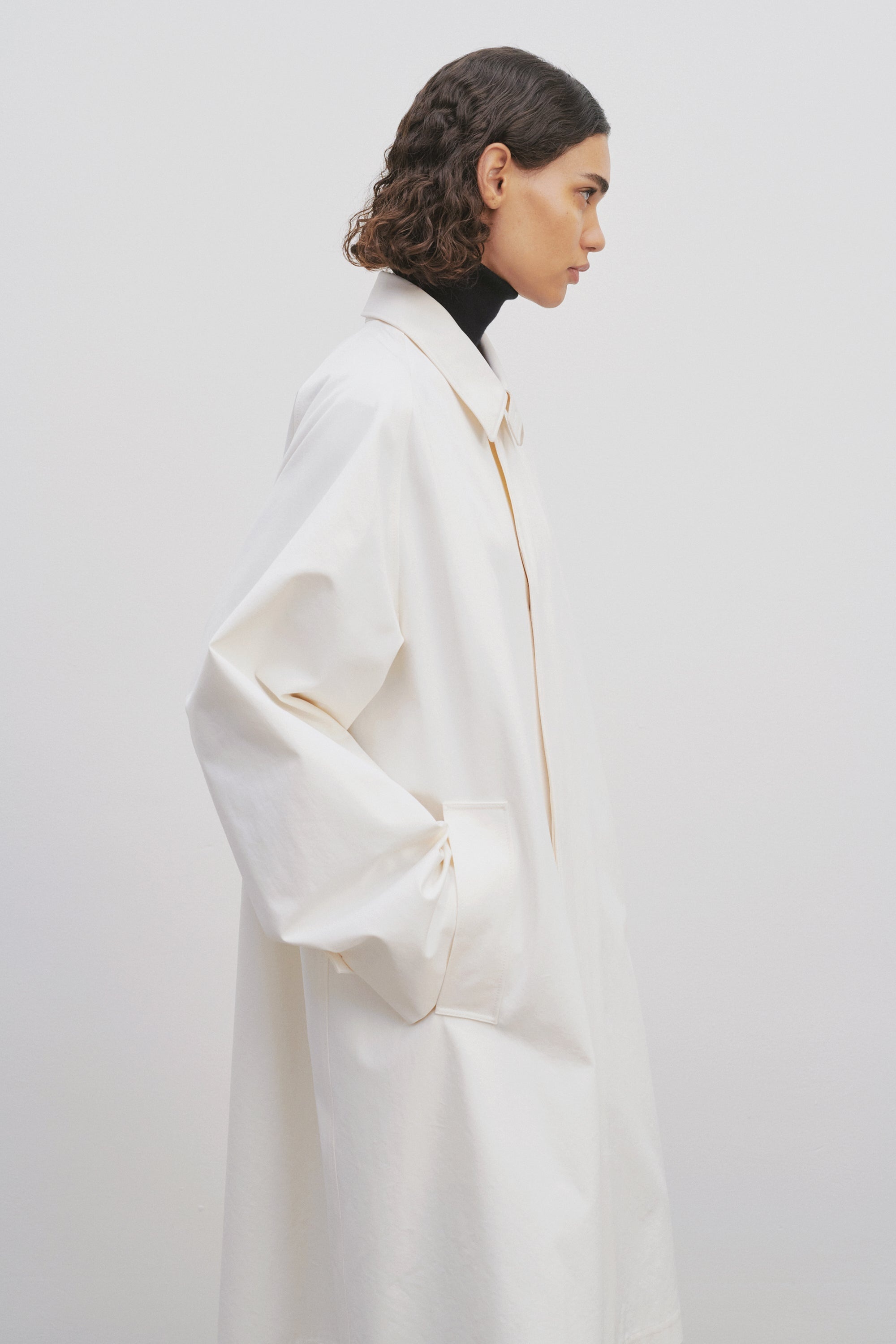 Tavisha Coat in Cotton and Silk - 5