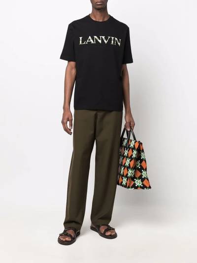 Lanvin logo print T-shirt outlook