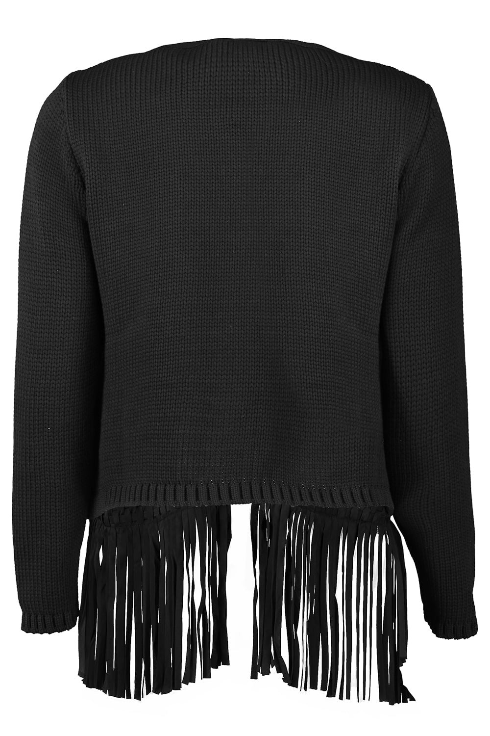 VNeck Lattice Embroidered Cardigan - 7