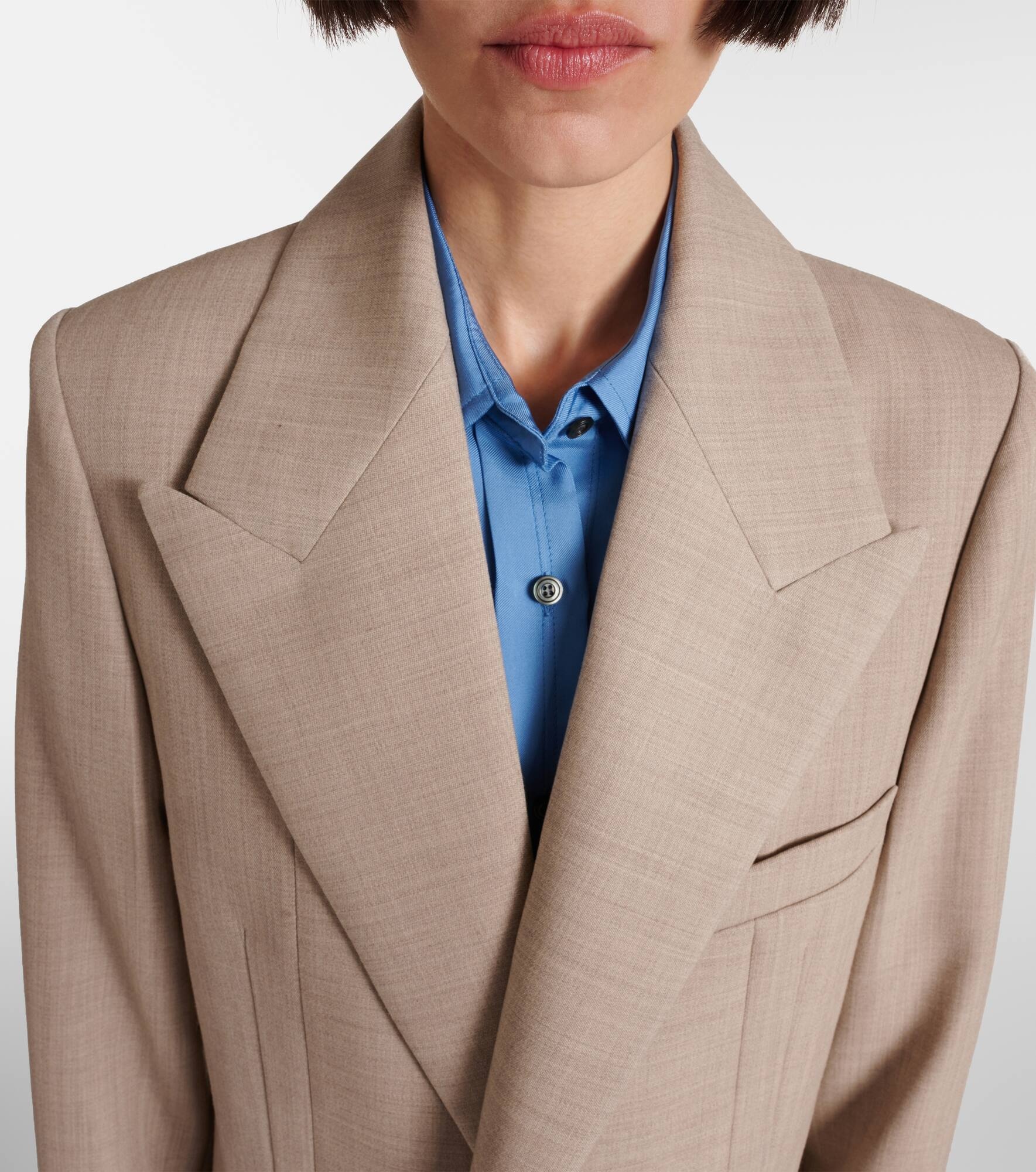 Victoria Beckham Virgin wool blazer | mytheresa | REVERSIBLE
