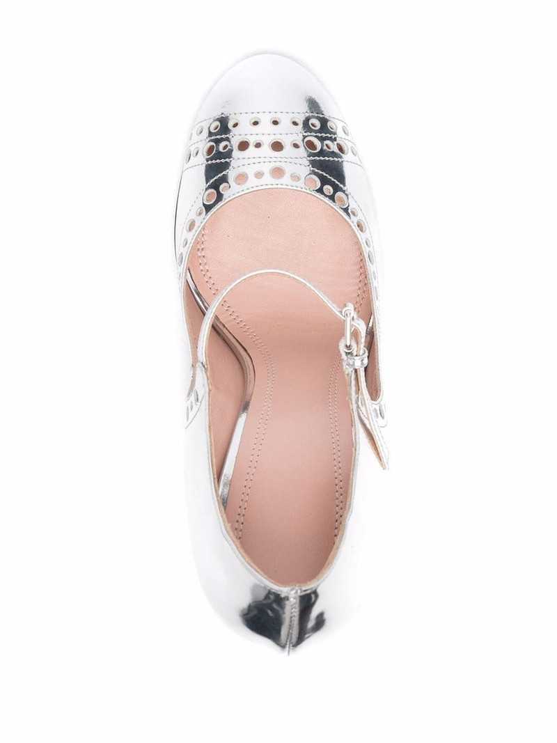 펀치 구멍 heeled 펌프 4