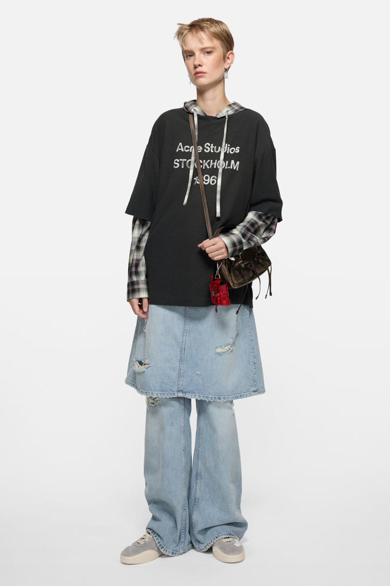 Acne Studios Leather sneakers - White/white outlook