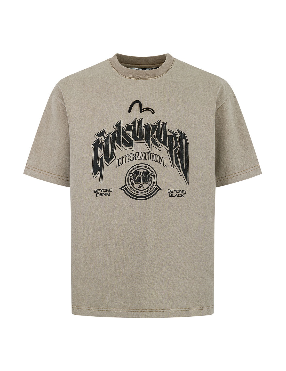Distressed Wash Relax Fit T-shirt - 9