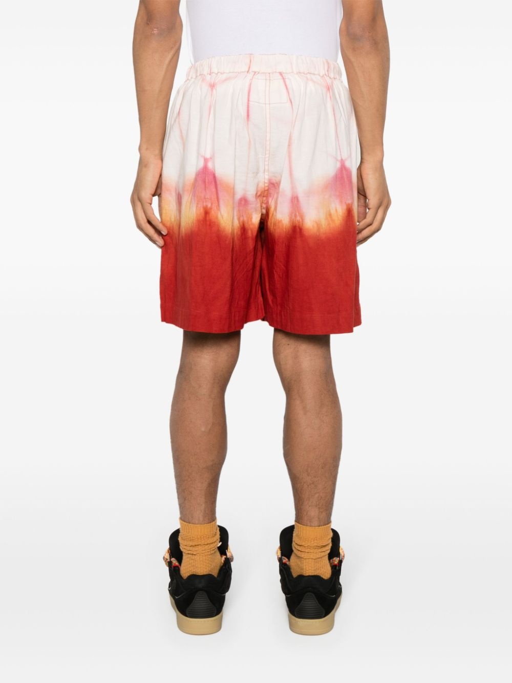 Bridge Grapefruit Clamp-dye shorts - 5