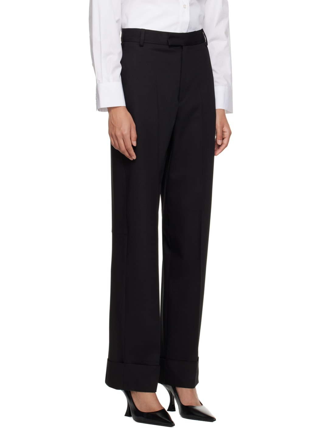 Black Tailored Trousers - 2