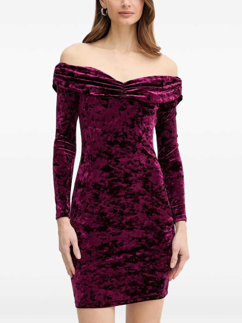 off-shoulder mini dress 1