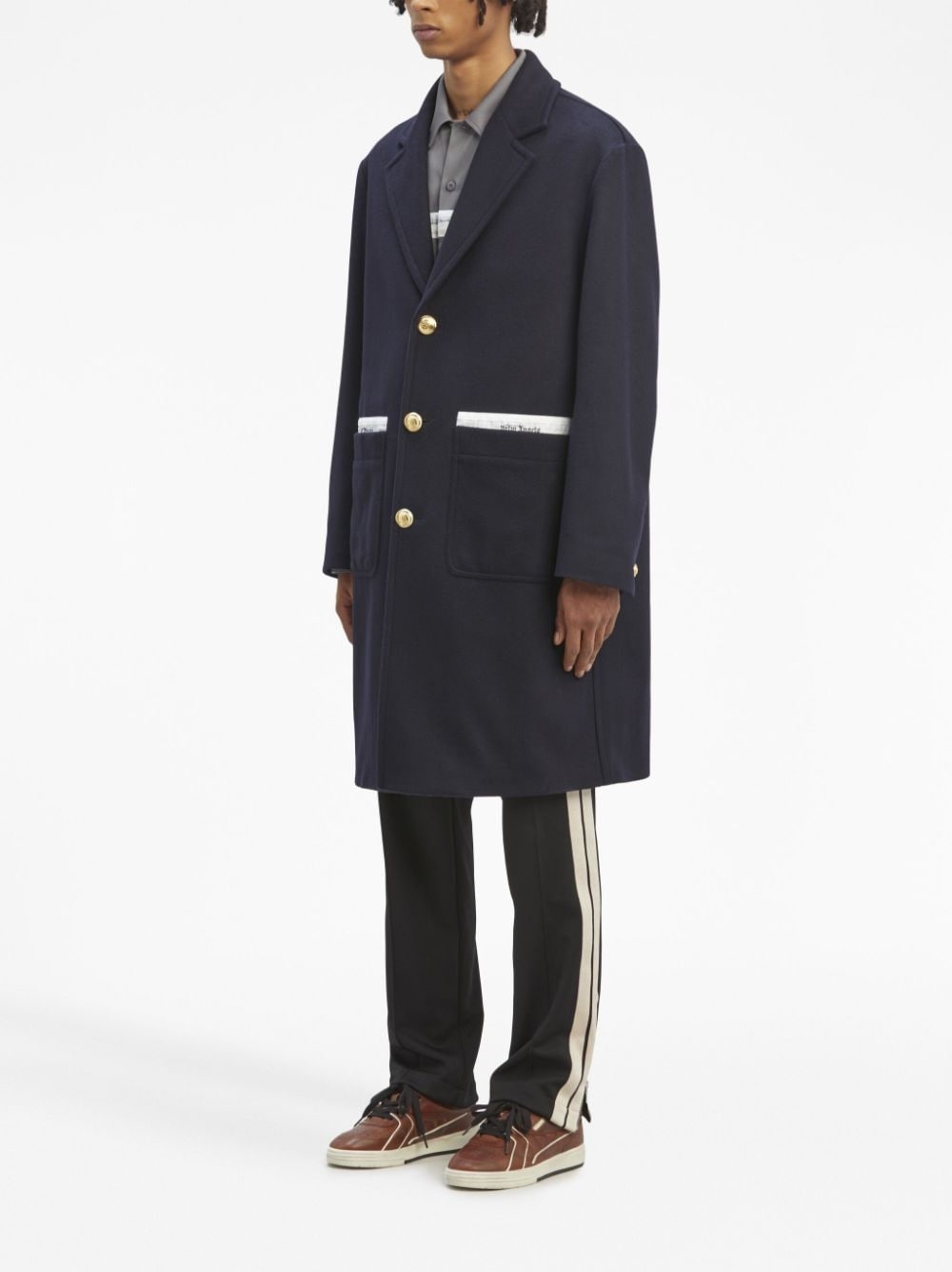 Sartorial Tape button-up coat - 4