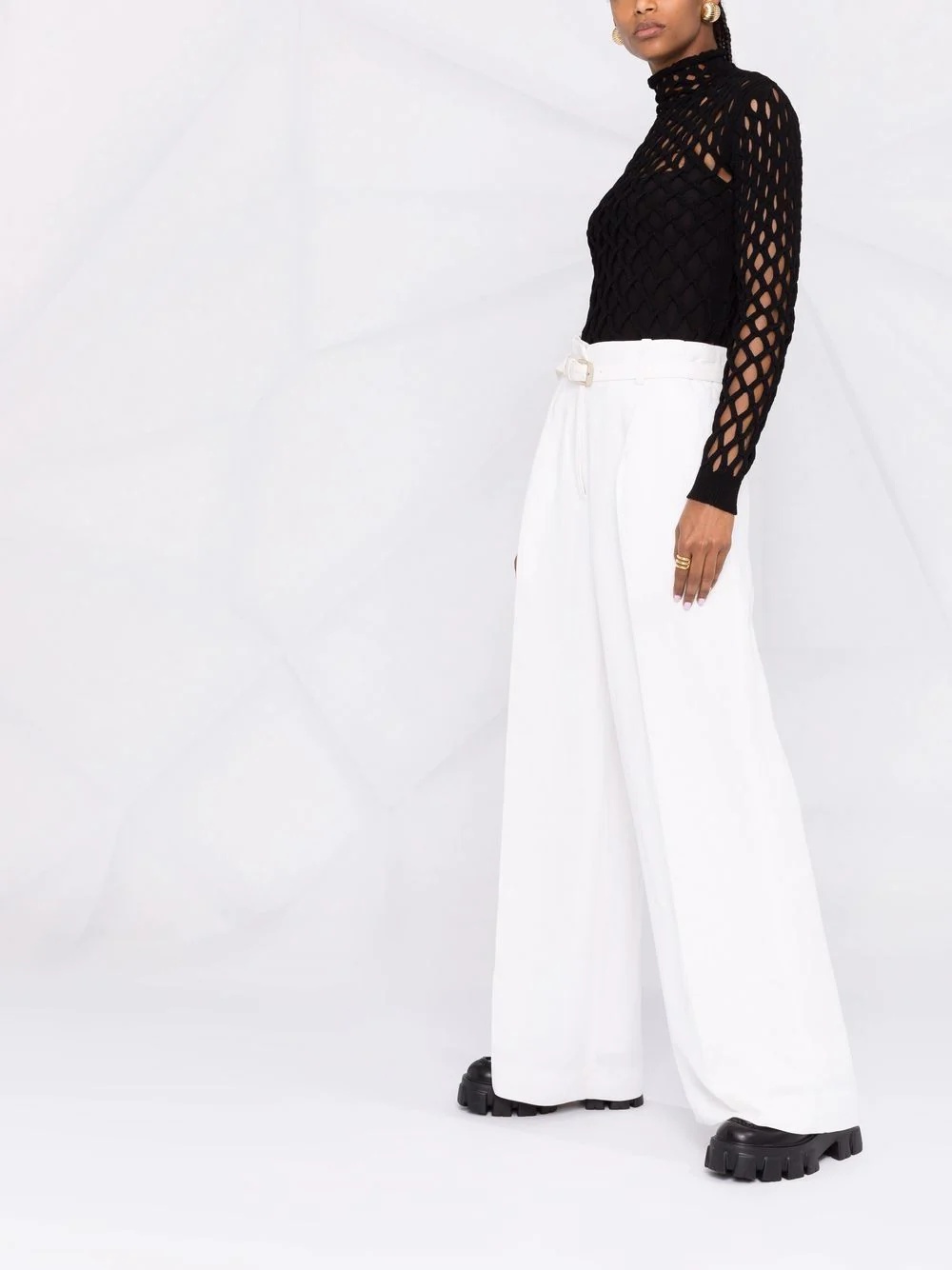 net knitted top - 4