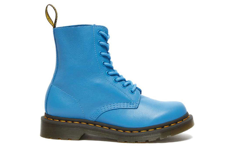 Dr. Martens (WMNS) Dr. Martens 1460 Pascal Virginia Martin Boots Blue 26902416 outlook