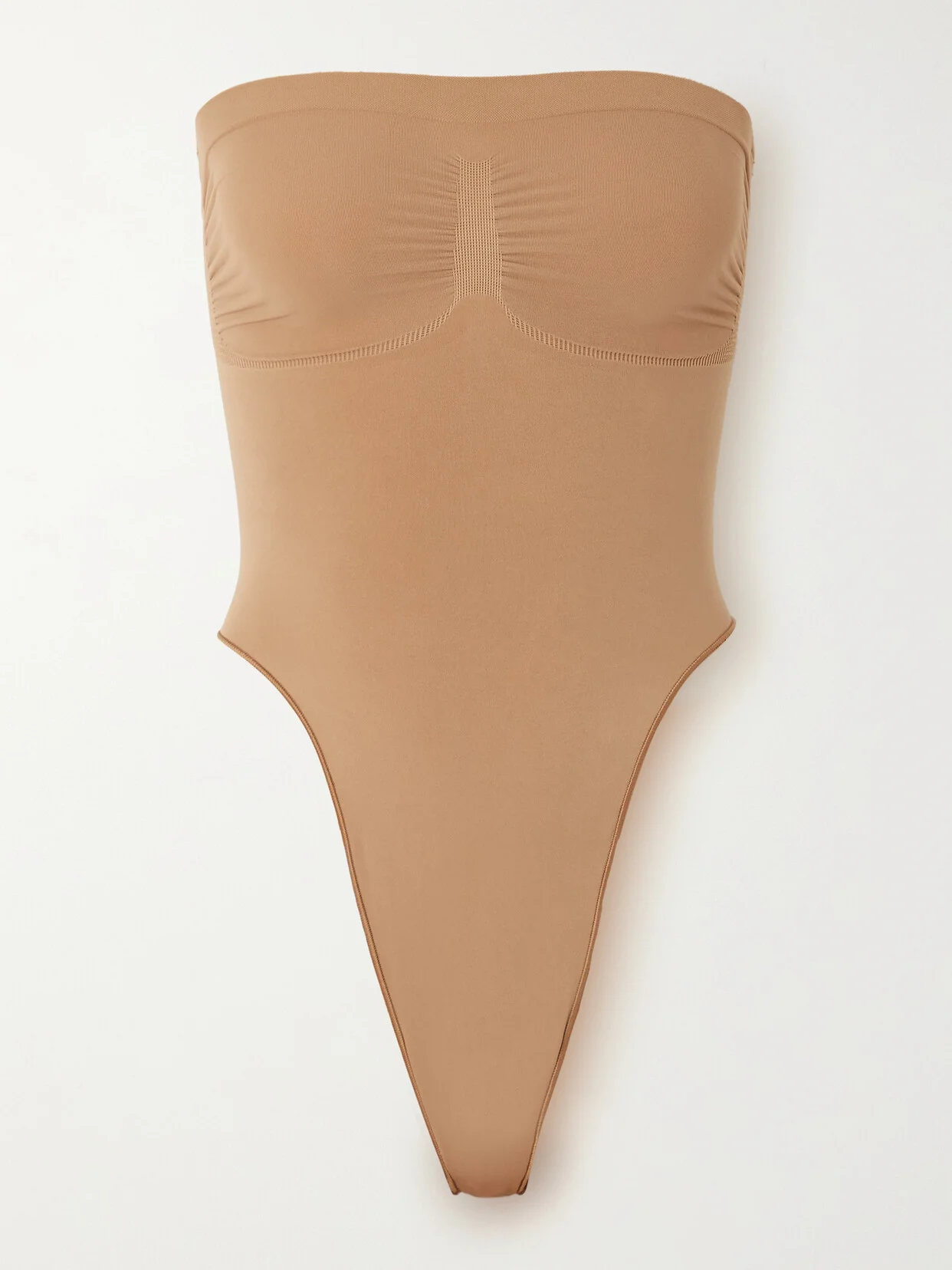 Seamless Sculpt Strapless Thong Bodysuit - 1