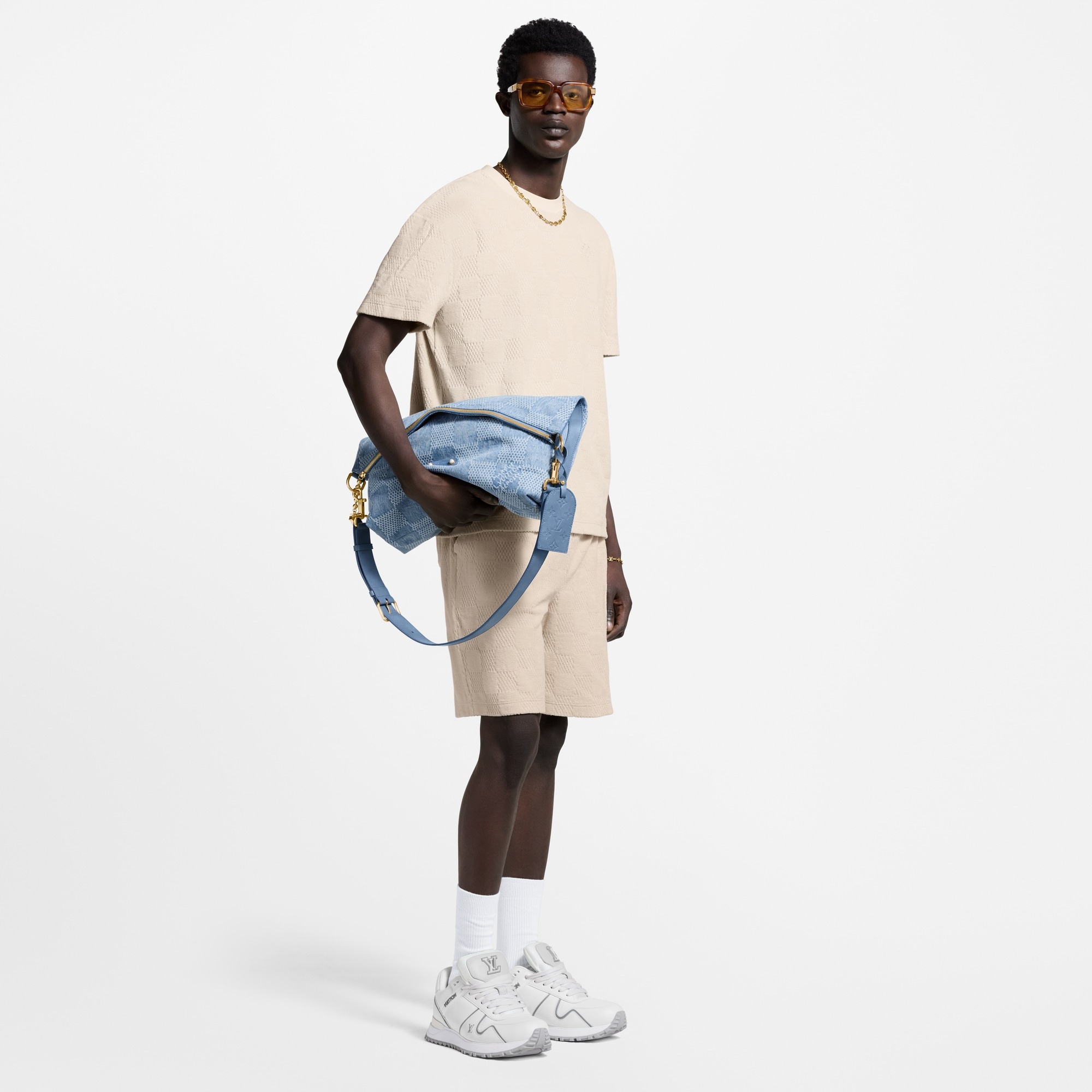 Damier French Terry Shorts - 4