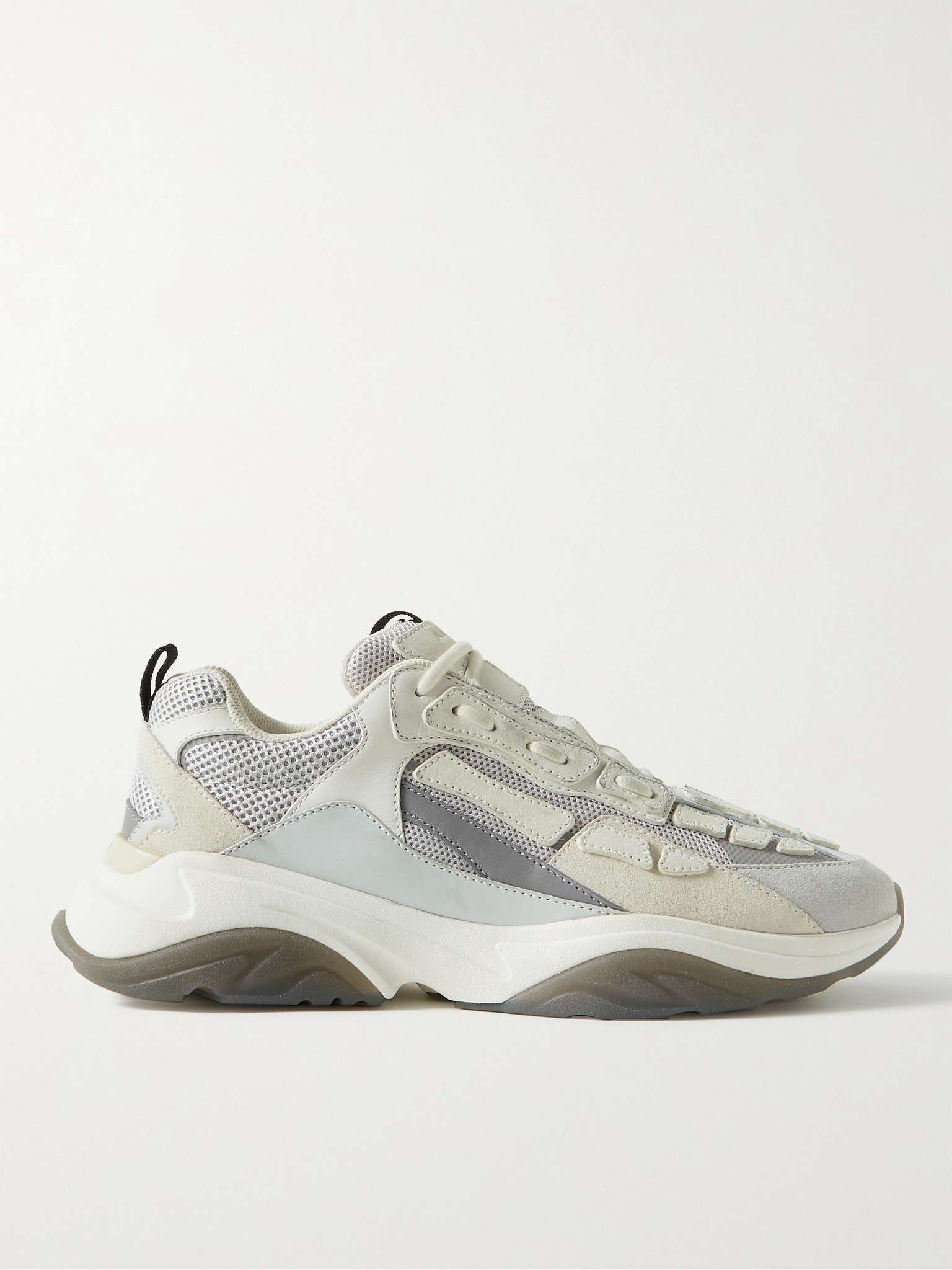 Bone Runner Leather and Suede-Trimmed Mesh Sneakers - 1