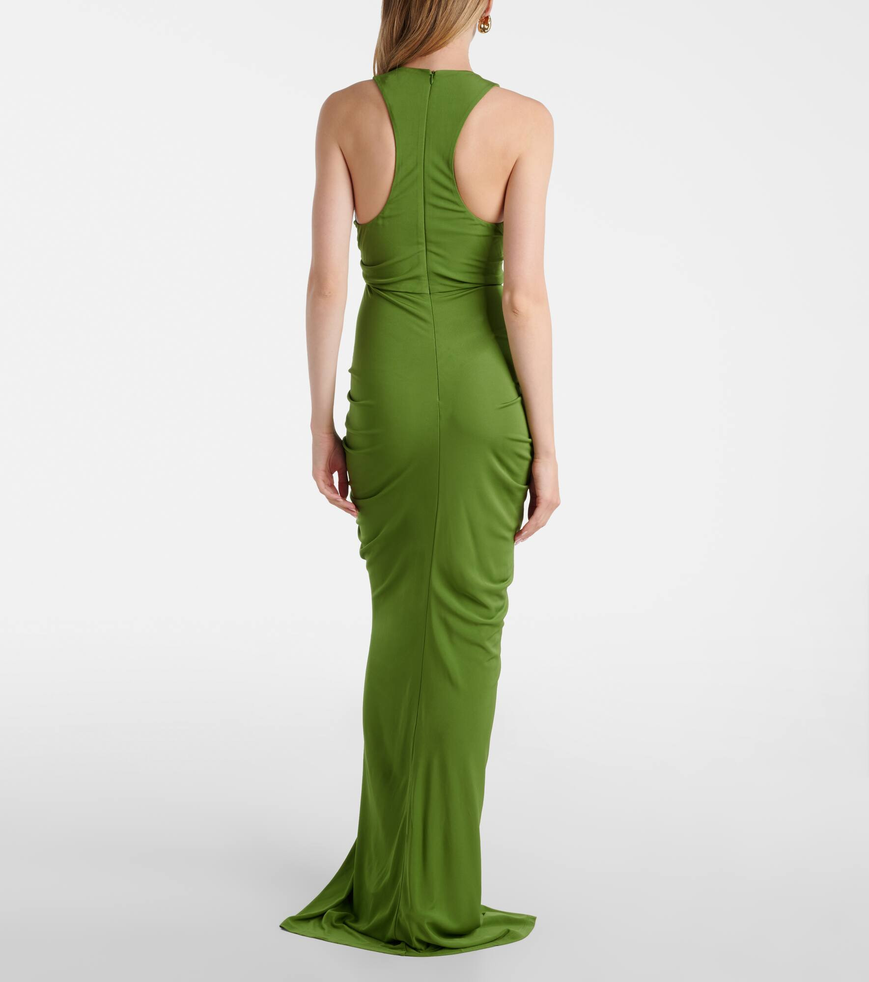 Vivenda draped jersey maxi dress - 3