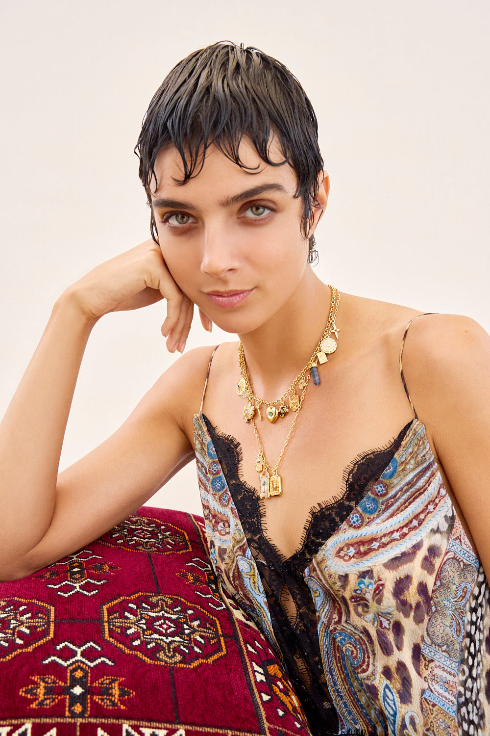 BOHEMIAN BABYLON CHARM NECKLACE - 3
