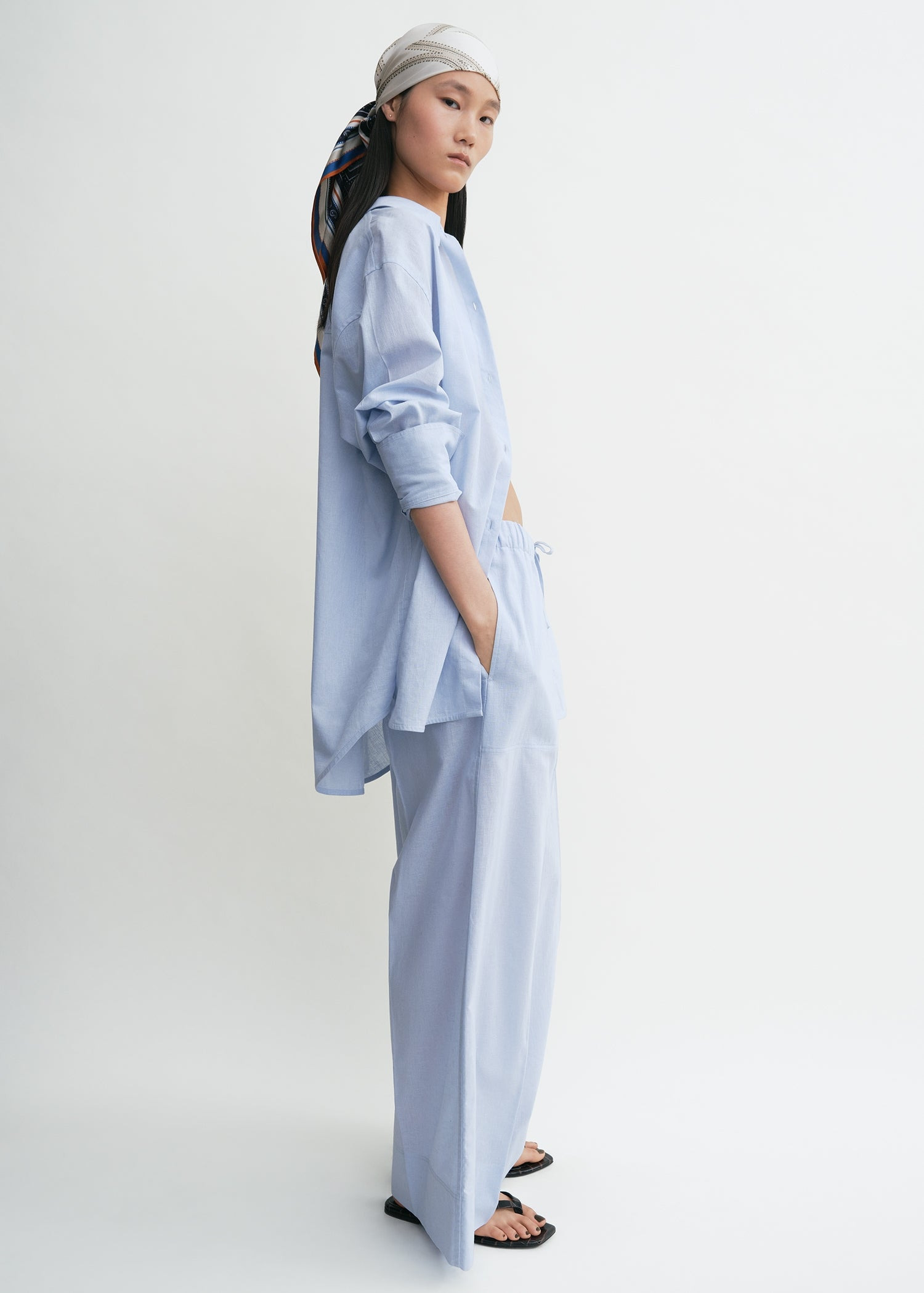 Wide summer trousers sky - 4