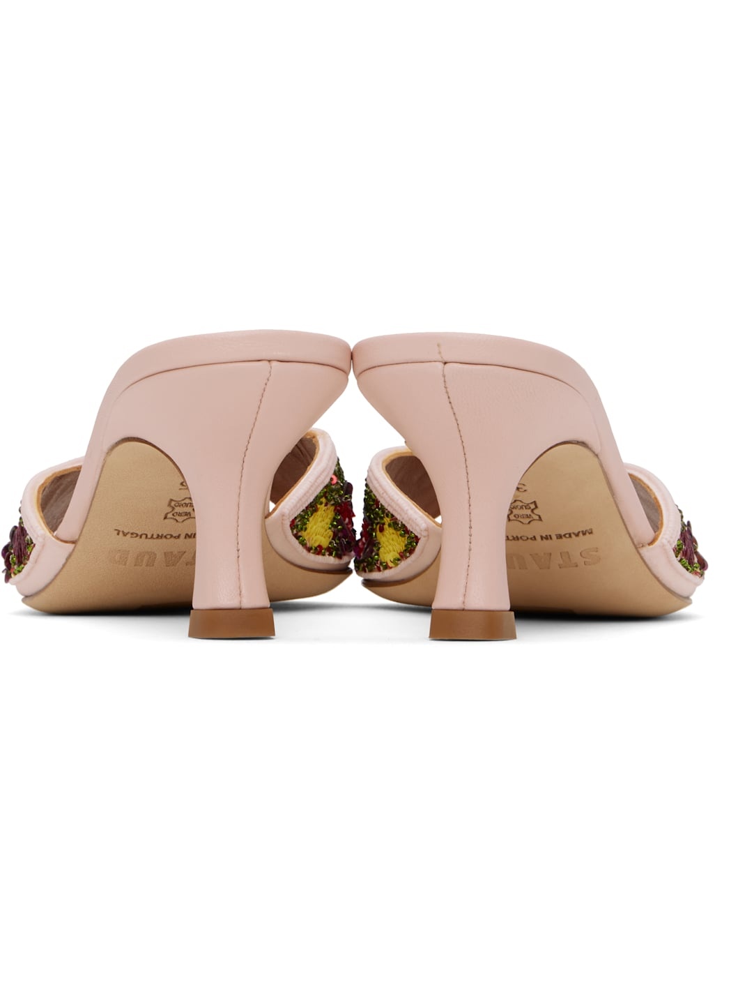 Pink Brigitte Mules - 2