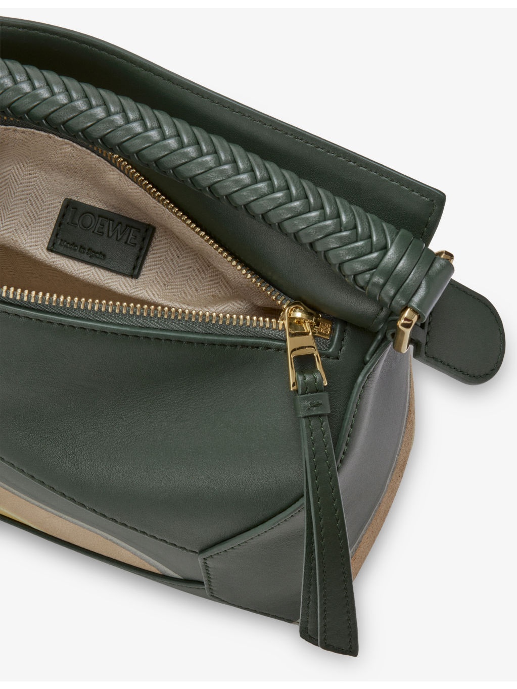 Puzzle Edge Landscape Small Leather Cross-Body Bag - 4