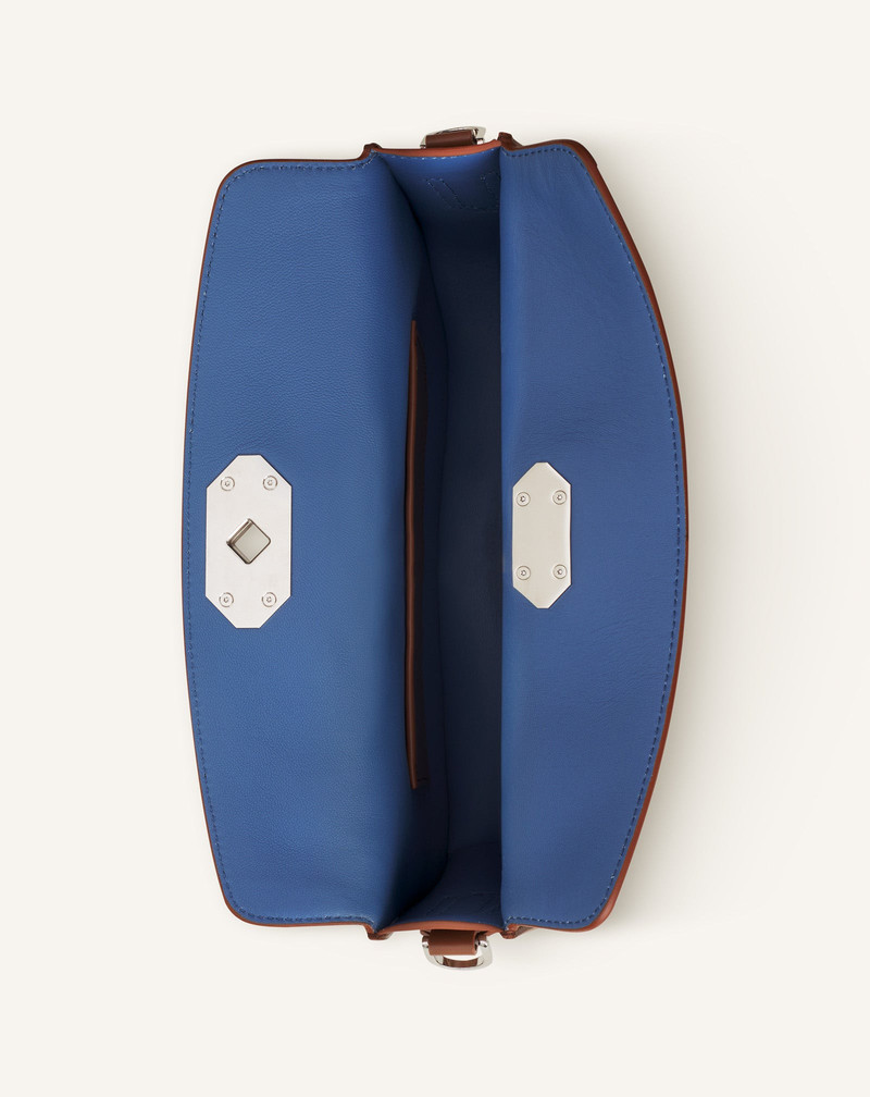 COMPAGNON ASYMMETRICAL LEATHER CLUTCH BAG 8