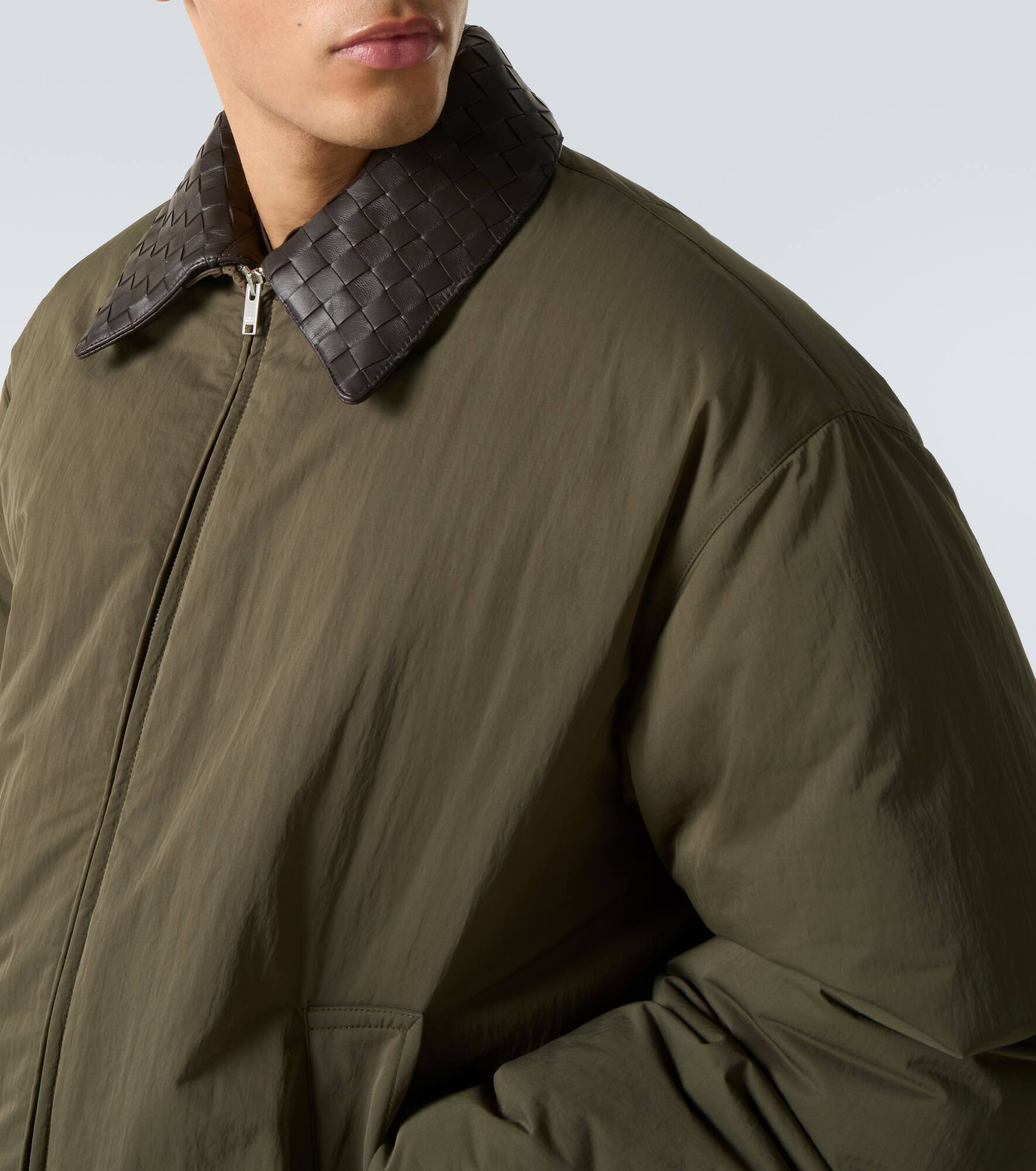 Intrecciato down jacket - 5
