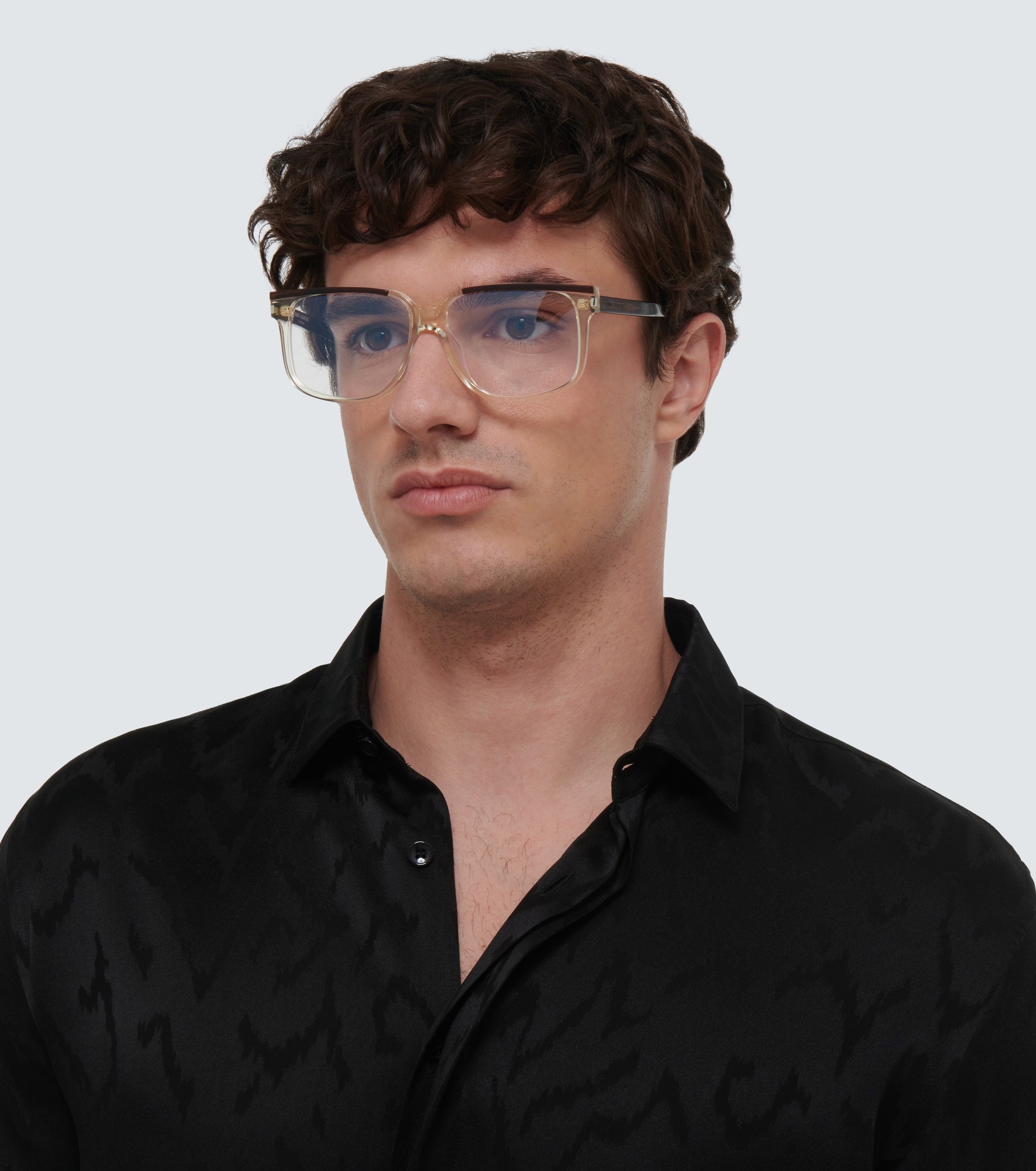 SL 599 square glasses - 3