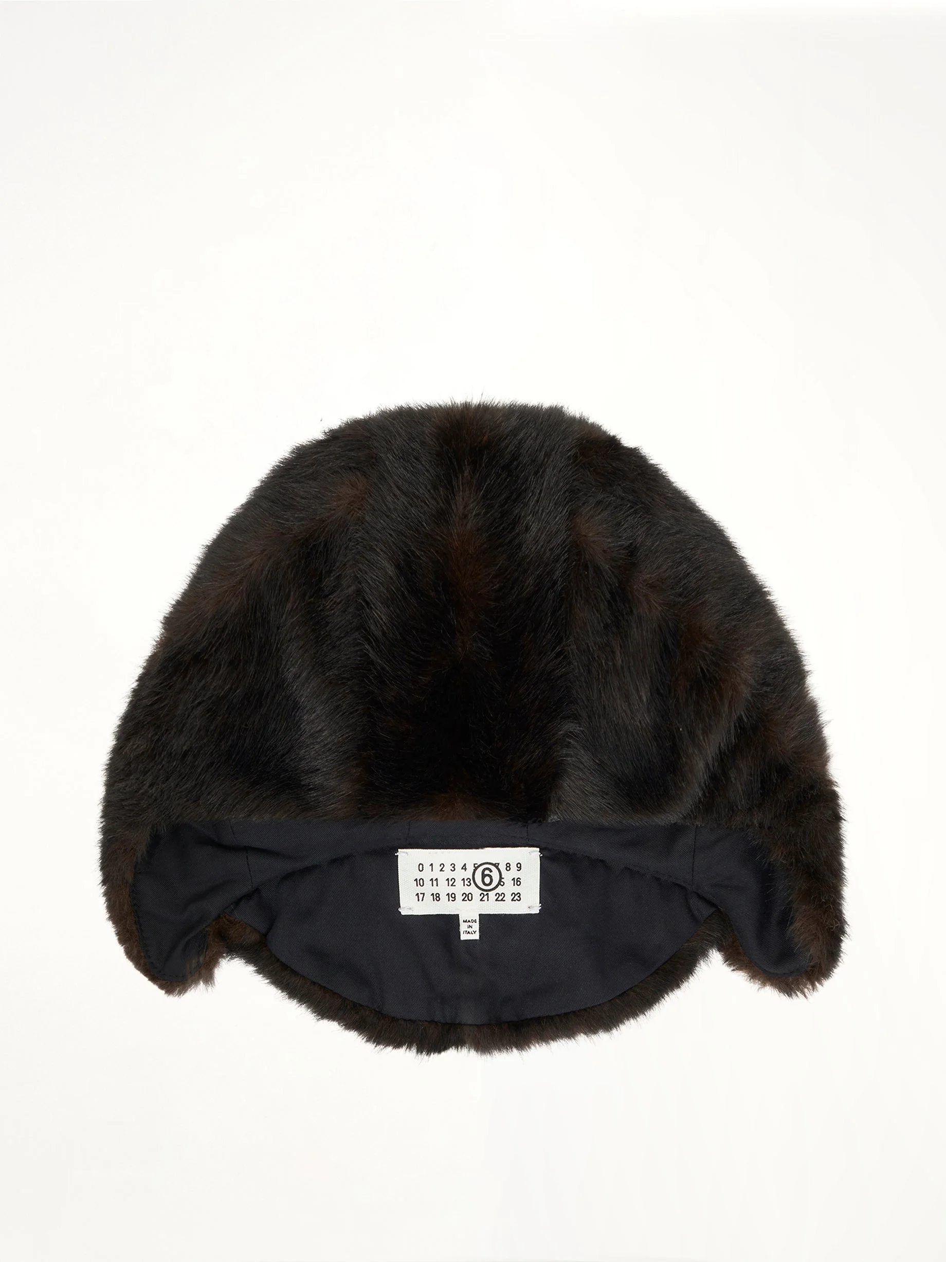 Brown Vegan Fur Cap - 1