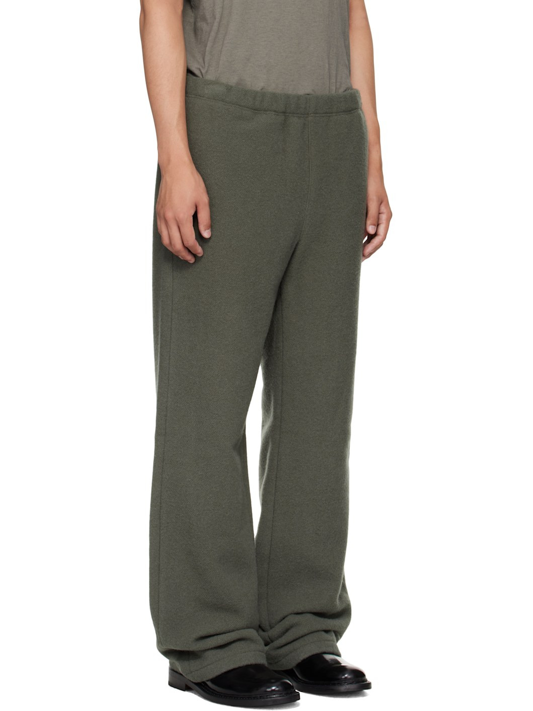 Khaki Fleece Trousers - 2