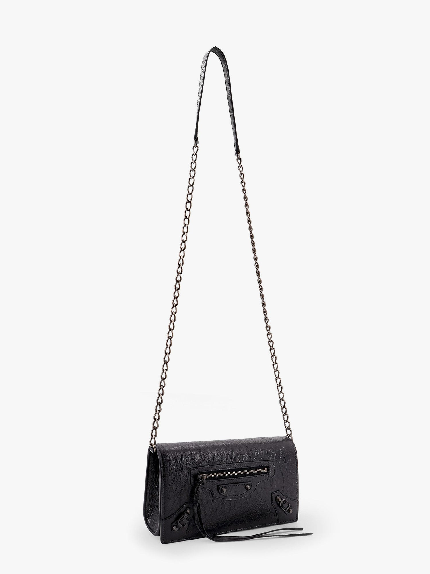 Balenciaga Le City Wallet Leather Shoulder Bag - 3