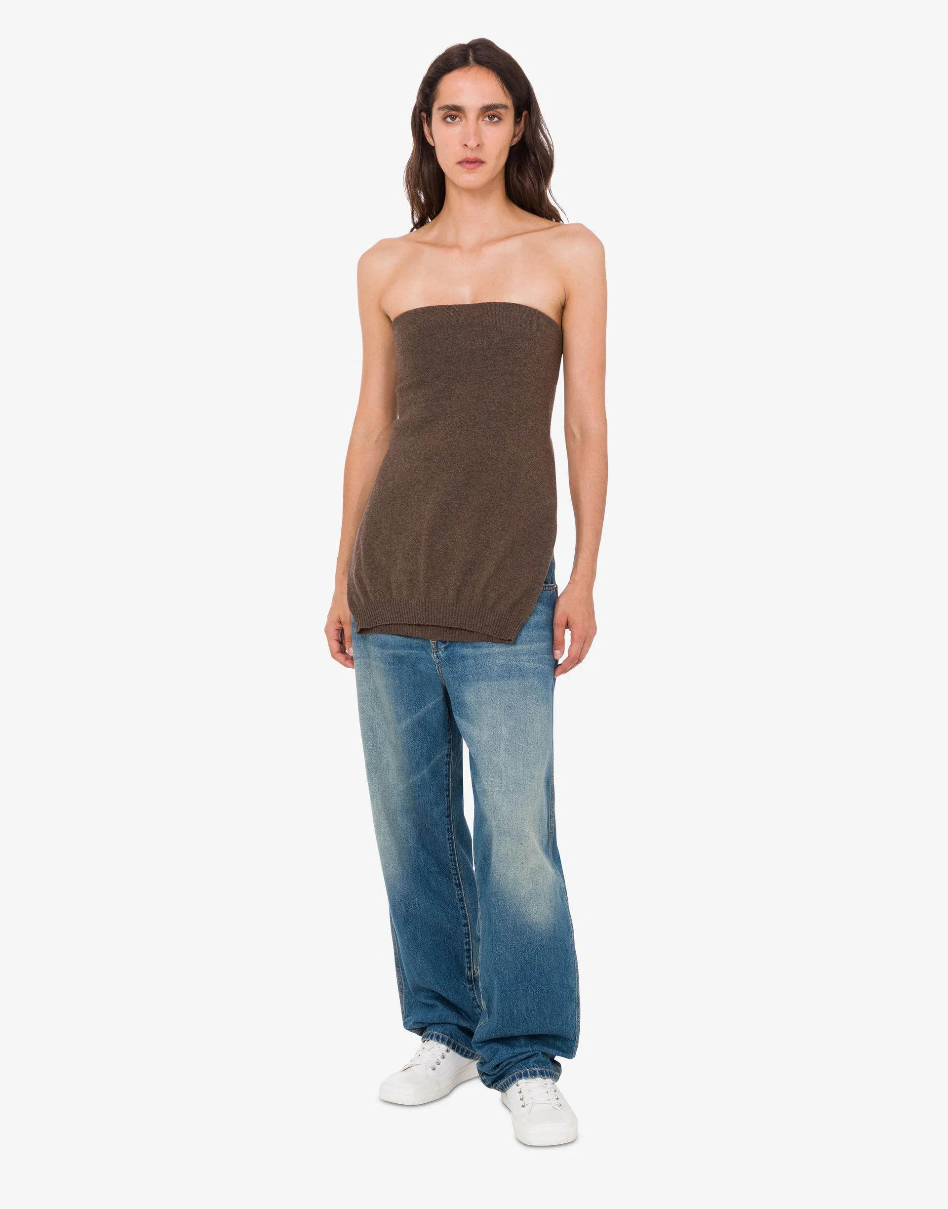 WOOL AND CASHMERE BLEND TOP - 1