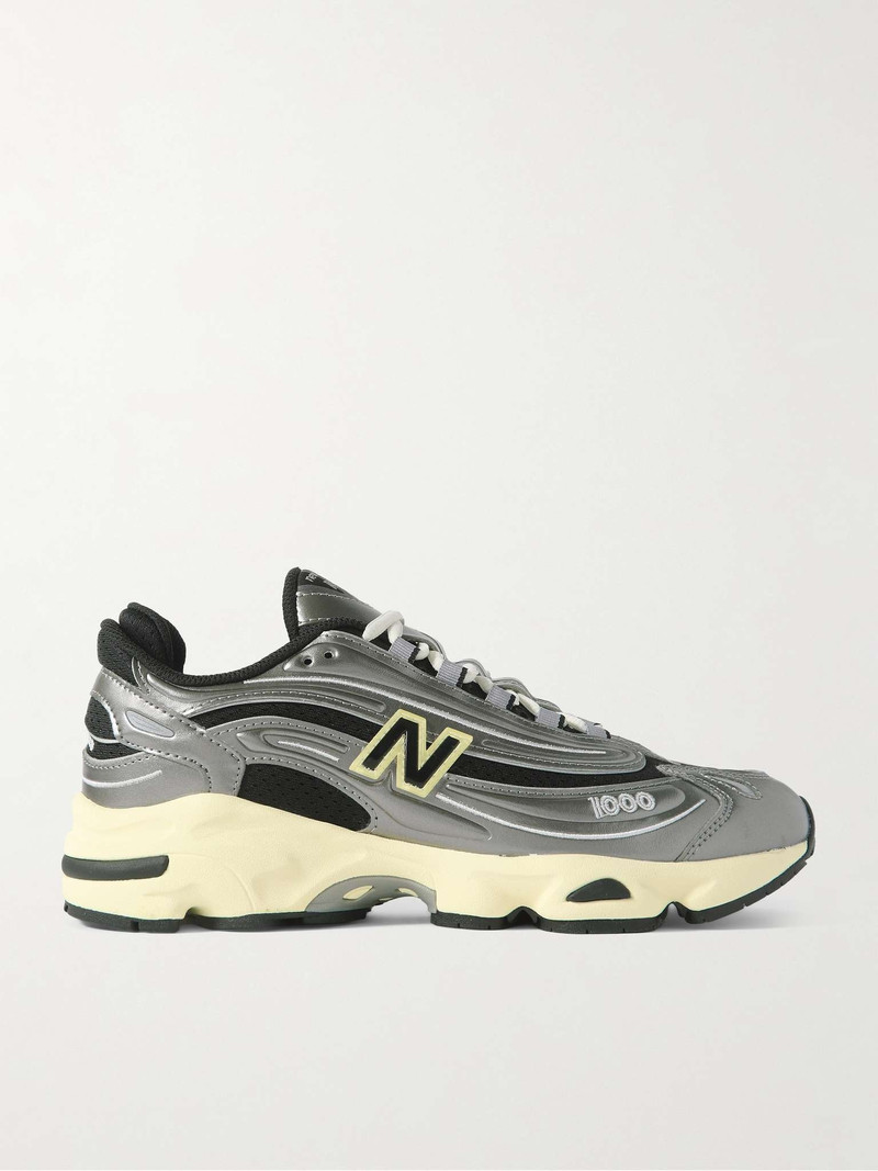 1000 SL Leather and Mesh Sneakers - 1