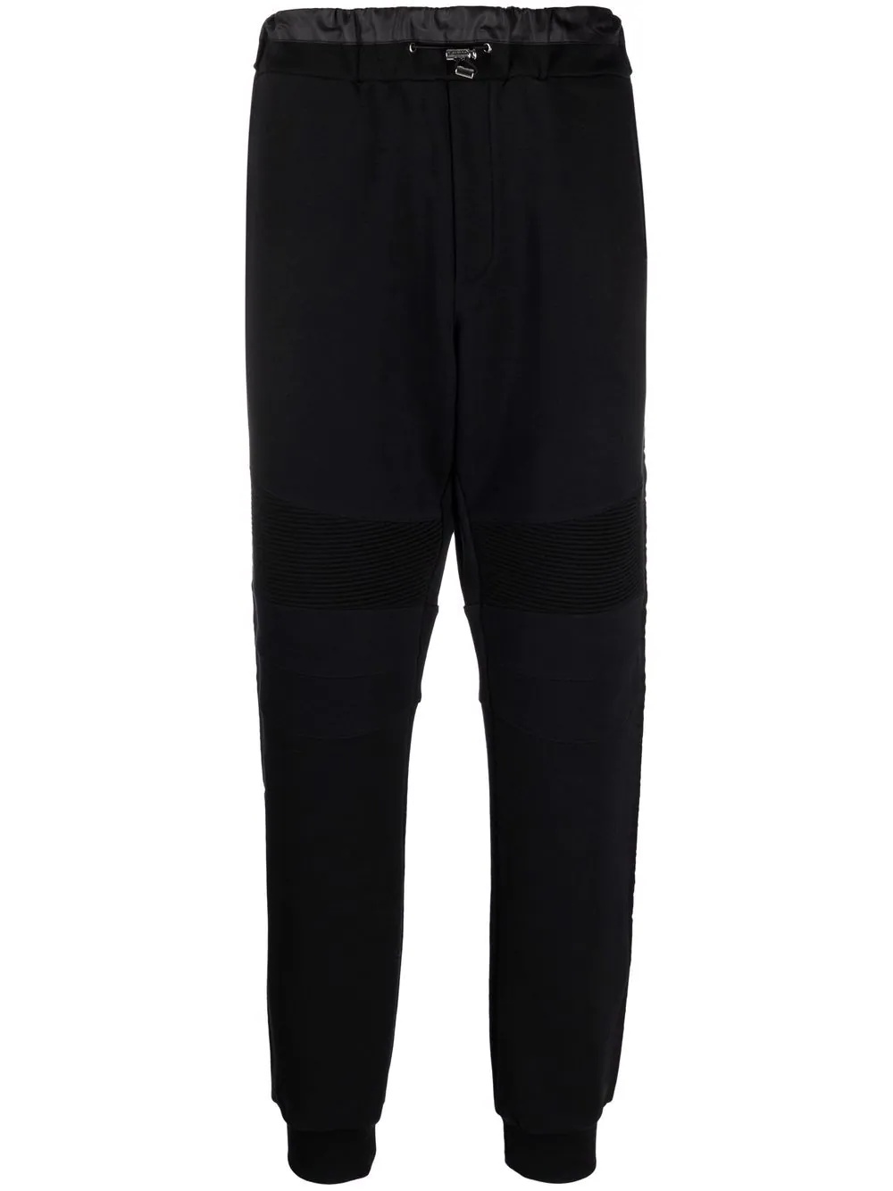 panelled cotton track pants - 1