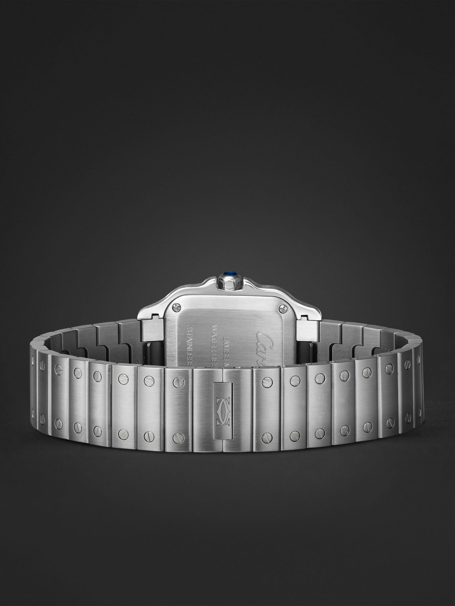Santos de Cartier Small 34.5mm Stainless Steel Interchangeable and Leather Watch, Ref. No. CRWSSA008 - 6