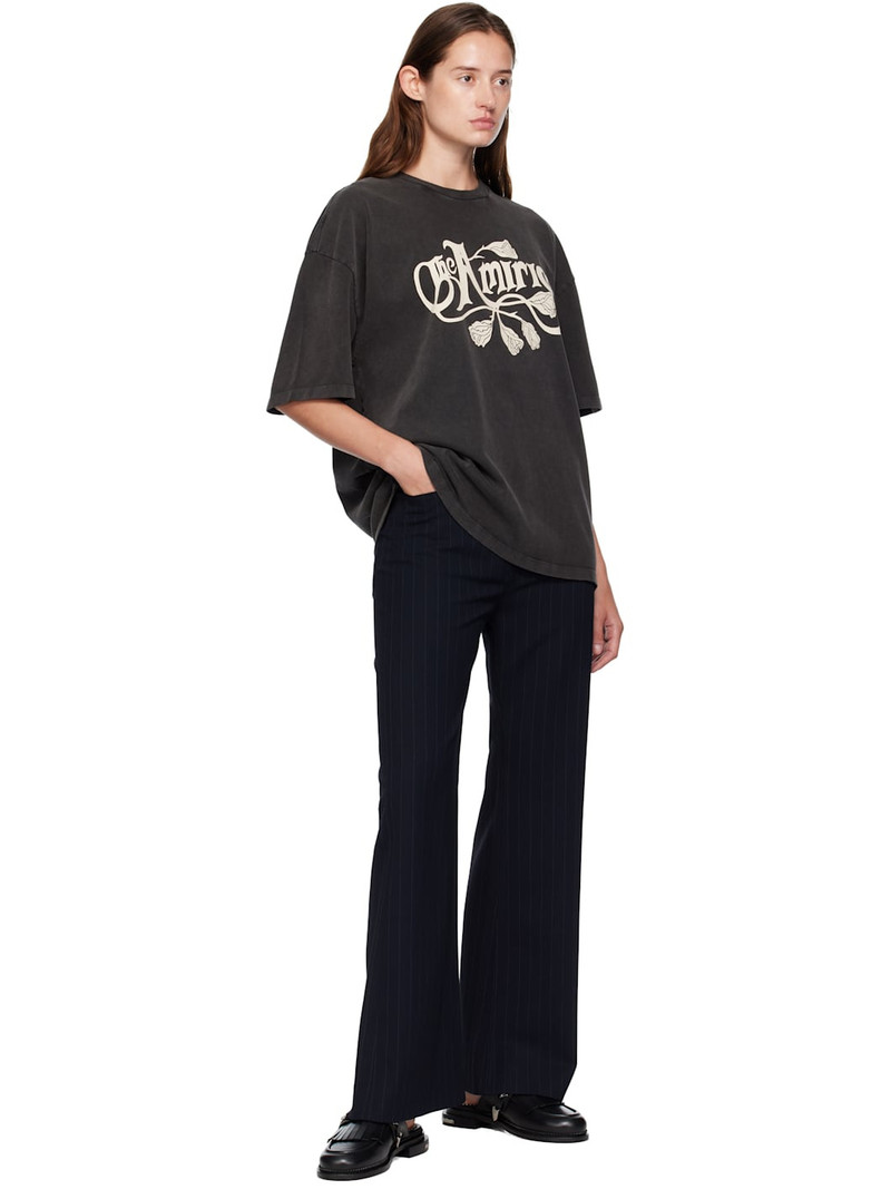 AMIRI Black 'The Amiris' Oversized T-shirt outlook