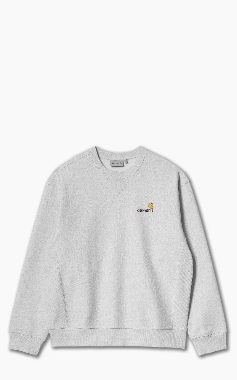 AMERICAN SCRIPT SWEATSHIRT ASH HEATHER - 1