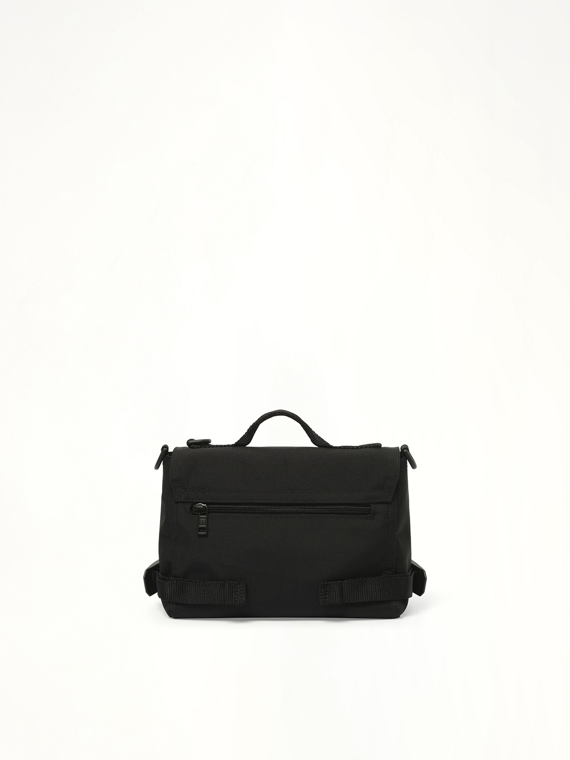 Army Messenger Bag in Black - 5